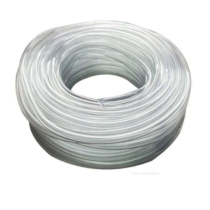 Transparent PVC Hose Pipe - 4mm-12mm Food Grade Flexible Tubing for Aquarium, Pump, Water & Liquid Transfer Applications