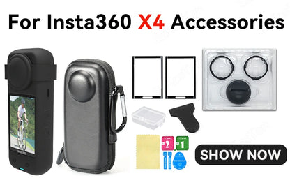 Motorcycle & Bicycle Selfie Stick Mount – Handlebar Bracket for Insta360 X5/X4/X3 & GoPro Hero 13-8