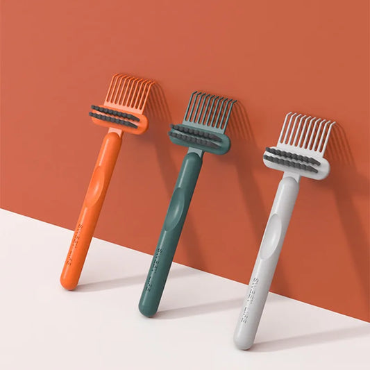 Unique Massaging Hair Cleaner Tool - Comb Cleaning and Massaging Product