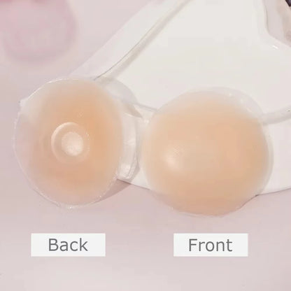 Reusable Silicone Nipple Covers for Women – Invisible Strapless Bra Pasties & Breast Petals