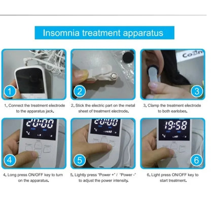 Vagus Nerve Stimulation Ear Clip — Sleep Aid Device for Insomnia, Deep Sleep, Anxiety, and Depression Relief