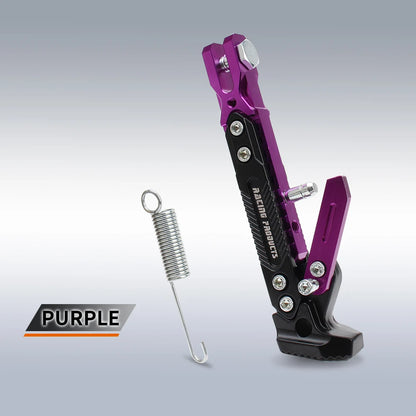 Motorcycle Kickstand Support — Universal Alloy Side Stand Bracket for Dirt Bikes & Motorbikes Tripod Foot Holder