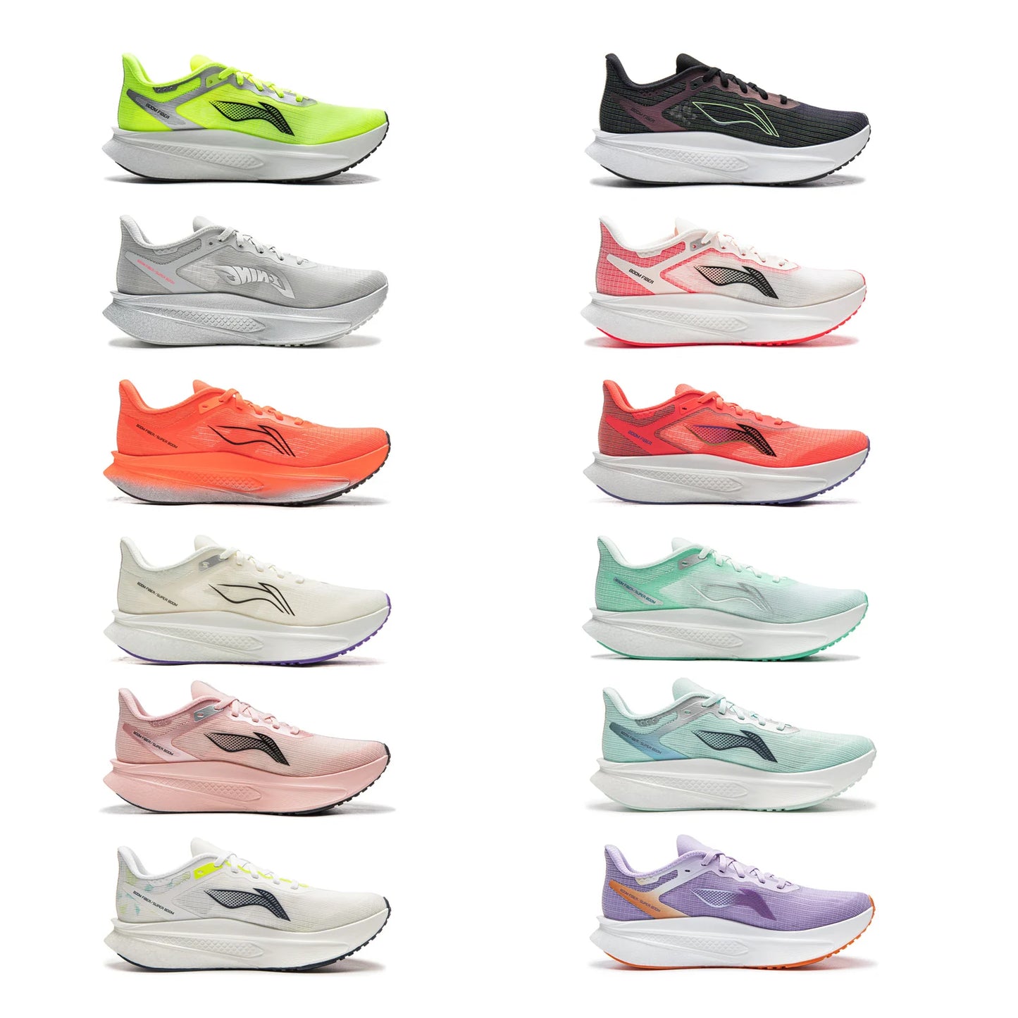 Li-Ning Women’s FEIDIAN 6 CHALLENGER Running Shoes - Carbon Fiber Plate Racing Sneakers with SUPER BOOM Cushioning