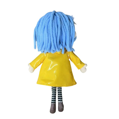 28cm Coraline Plush Toy – Kawaii Cartoon Figure, Soft Pillow Doll for Kids, Collectible & Birthday Gift