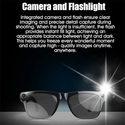 Xiaomi 1080P HD AI Smart Glasses — 100MP Camera, Bluetooth Call, Voice Assistant, 260mAh Battery, Smart Control