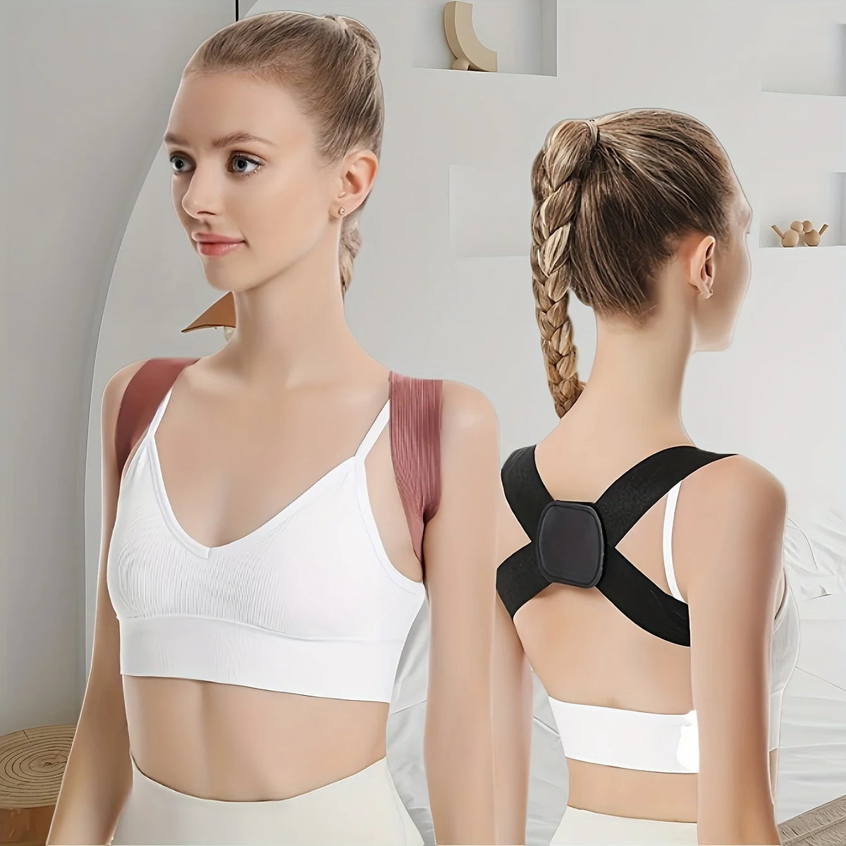 Invisible Posture Corrector for Women - Breathable & Comfortable Back Support