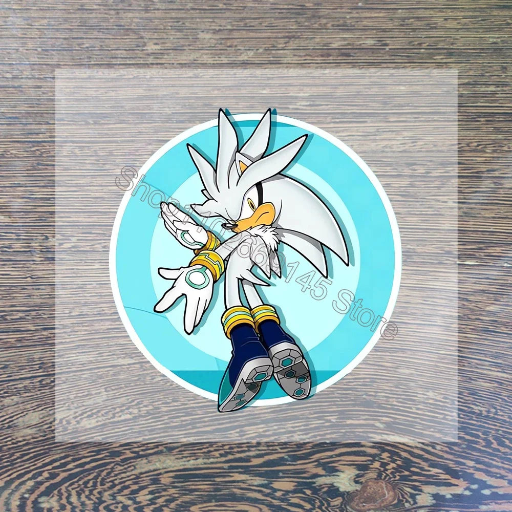 Sonic Cartoon Iron-On Patches – DIY Heat Transfer Anime Stickers for Clothing & Custom T-Shirts