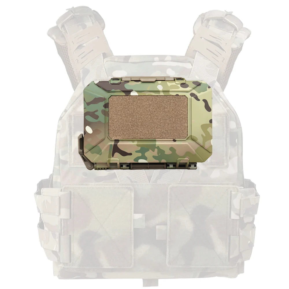 Molle Tactical Waterproof Case - Shockproof Double Sponge Protective Pouch, Lockable Battery and Mobile Phone Airsoft Vest Gear Cases