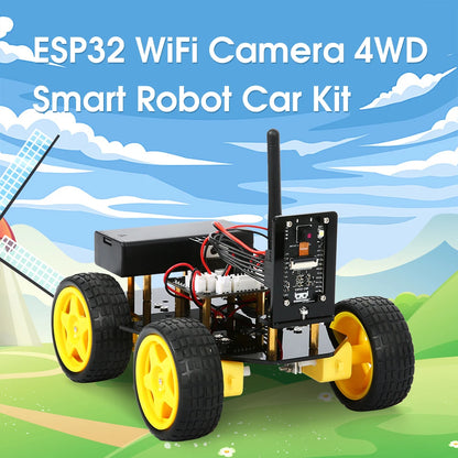 4WD ESP32 Smart Robot Car Kit - WiFi Camera Arduino Programming & Coding Learning Robot