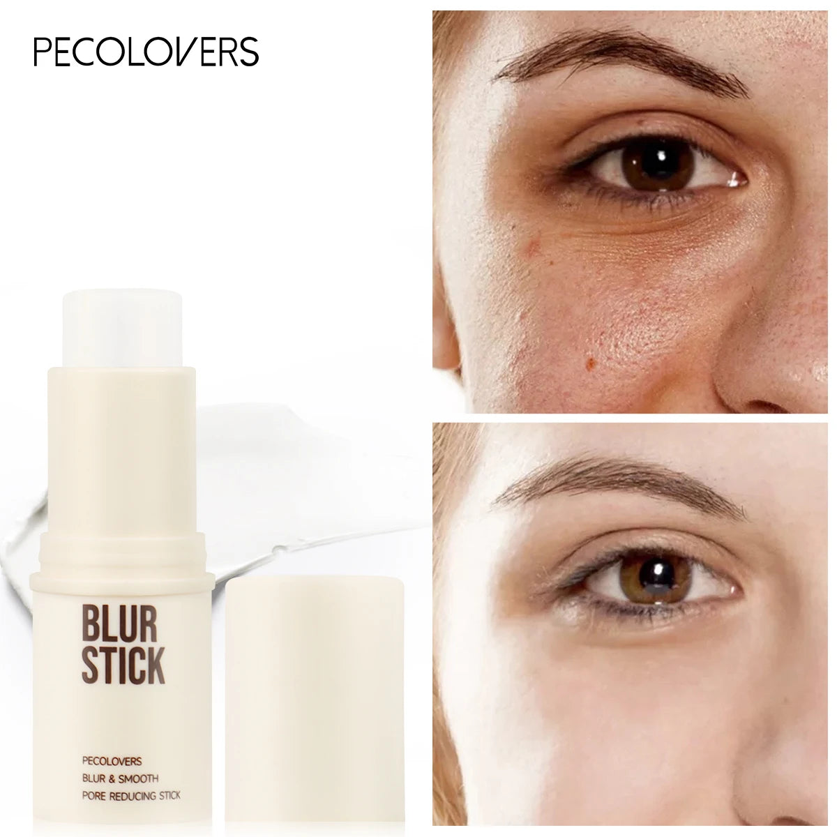 Invisible Pore Base Stick – Makeup Primer & Concealer for Pore Modifying, Skin Color Correction & Isolation
