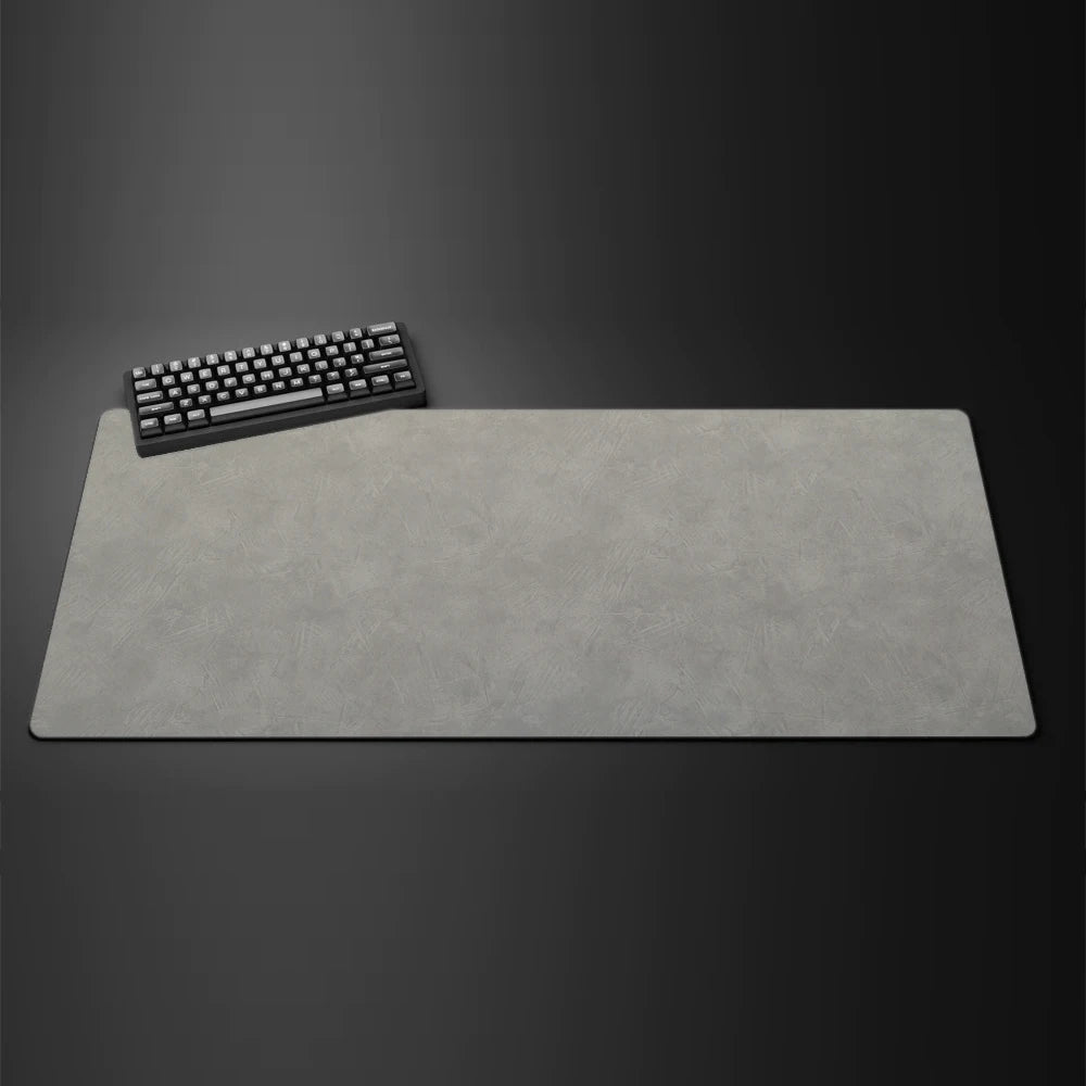 Gray Texture XXL Gaming Mouse Pad – Large 90x40cm Rubber Anti-Slip Desk Mat for Computer Office and Gaming