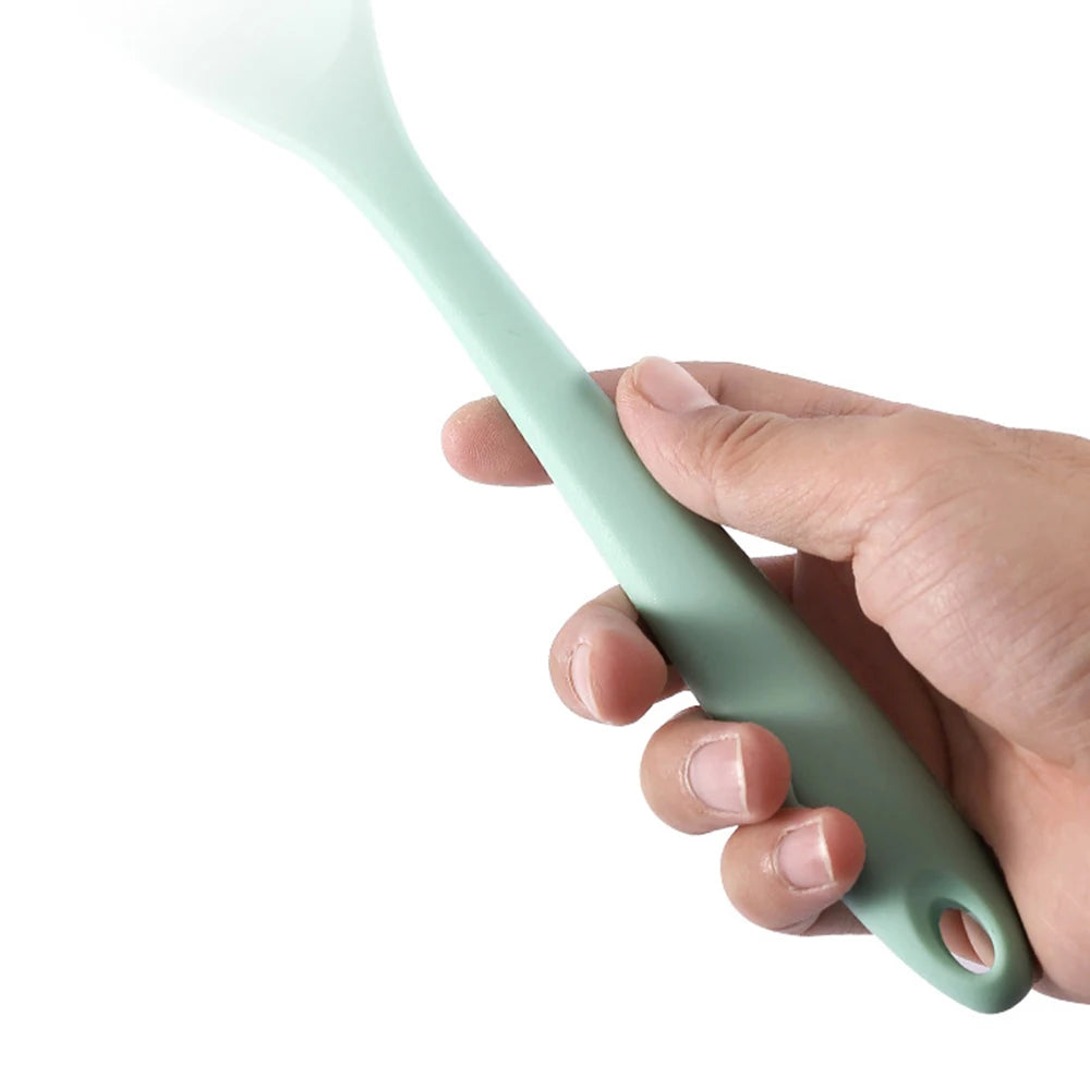 Silicone Flat Head Shovel – All-Inclusive Non-Stick Salad Spoon & Kitchen Spatula Utensil
