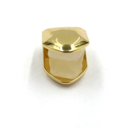 Delysia King Custom Fit Hip Hop Grillz – Single Tooth Cap for Top & Bottom in 4 Colors
