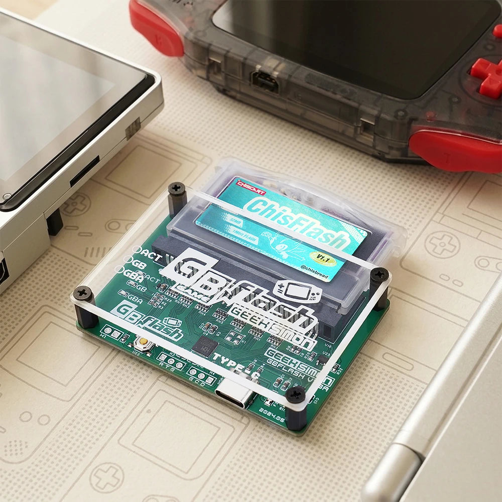 Chiscart Simon GBFlash Cart Writer - ROM Backup & Game Save Transfer Tool for Game Boy, GBA & GBC Flash Carts