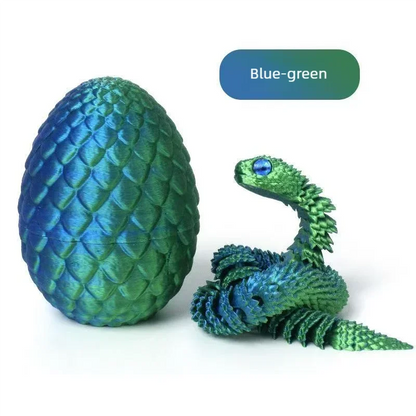 Cobra & Snake Egg Statue - Creative Desktop Sculpture Home Decor Ornament