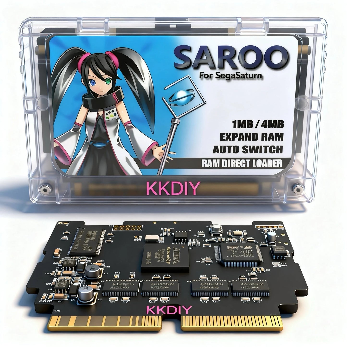 Saroo ODE Sega Saturn Optical Drive Emulator — SD/HC/TF Card Reader for CD Laser Replacement & DIY Console Mod 1.37