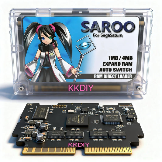 Saroo ODE Sega Saturn Optical Drive Emulator — SD/HC/TF Card Reader for CD Laser Replacement & DIY Console Mod 1.37