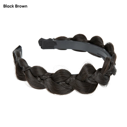 SARLA Synthetic Bohemian Braided Headband – Butterfly Plaited Hairpiece for Women