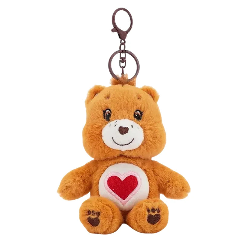 Care Bears Plush Keychain - 15cm Squeaky Bear Pendant for Backpack & Luggage Gift