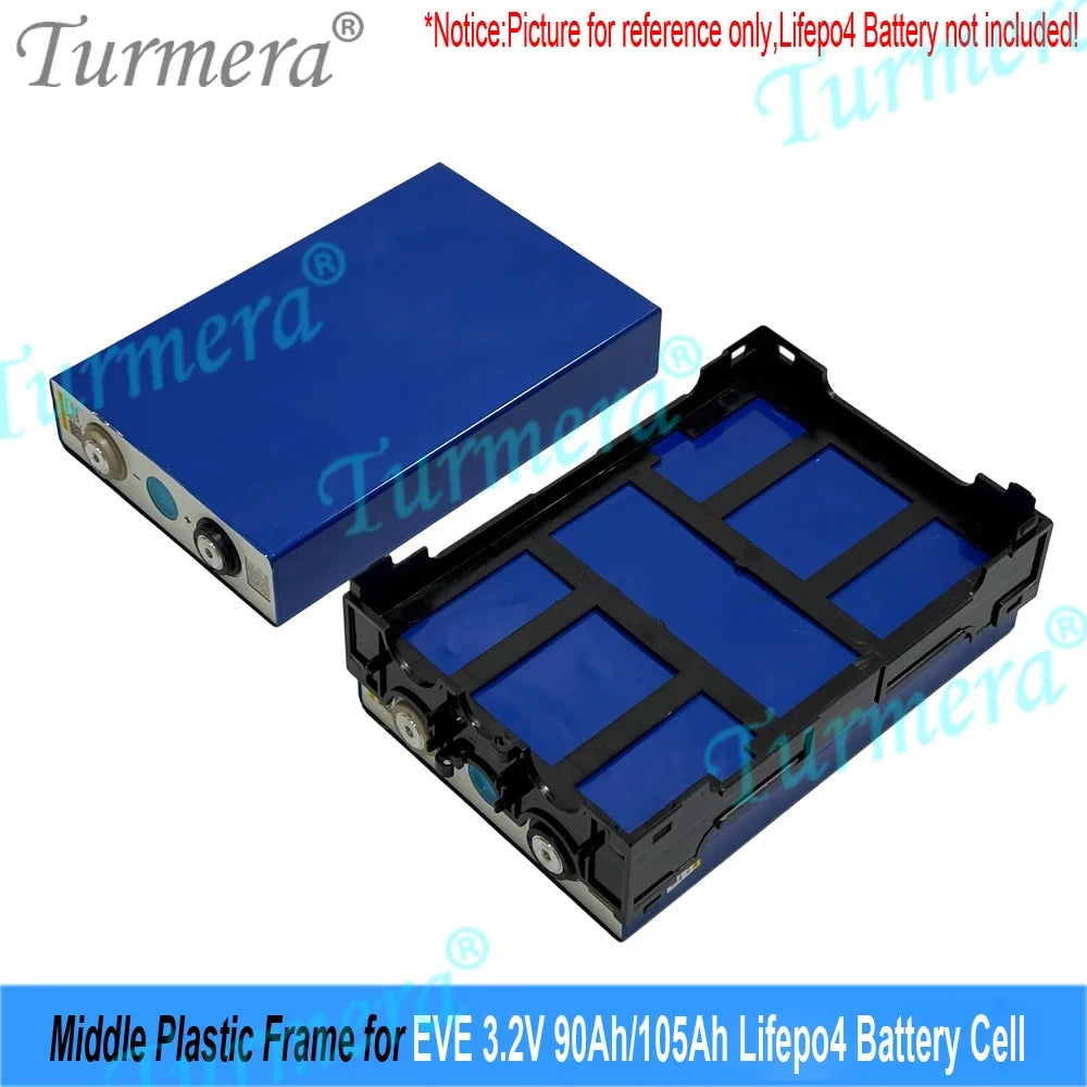 12V LiFePO4 Battery Cell Holder Frame - Flame-Retardant ABS/PC Case for CATL & EVE 105Ah–320Ah Cells