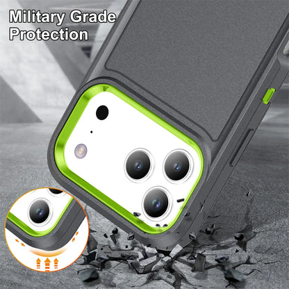 Heavy Duty Armor Phone Case for iPhone – Shockproof Stand Cover with Kickstand for iPhone 11 to 17 Series