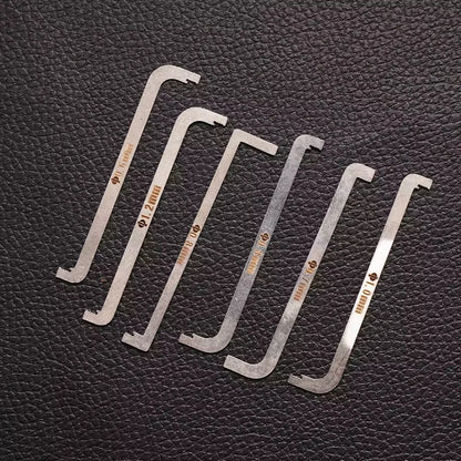 11Pcs Lock Pick Set - Double-Head Tension Wrench Turning Tools Emergency Unlock Kit for DIY Locksmith Beginners