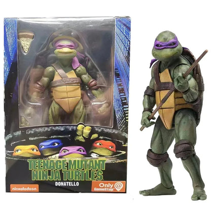 Ninja Turtle NECA 1990 Film Version Anime Figure – Limited Edition PVC Action Model Statue, Birthday Gift Ornament