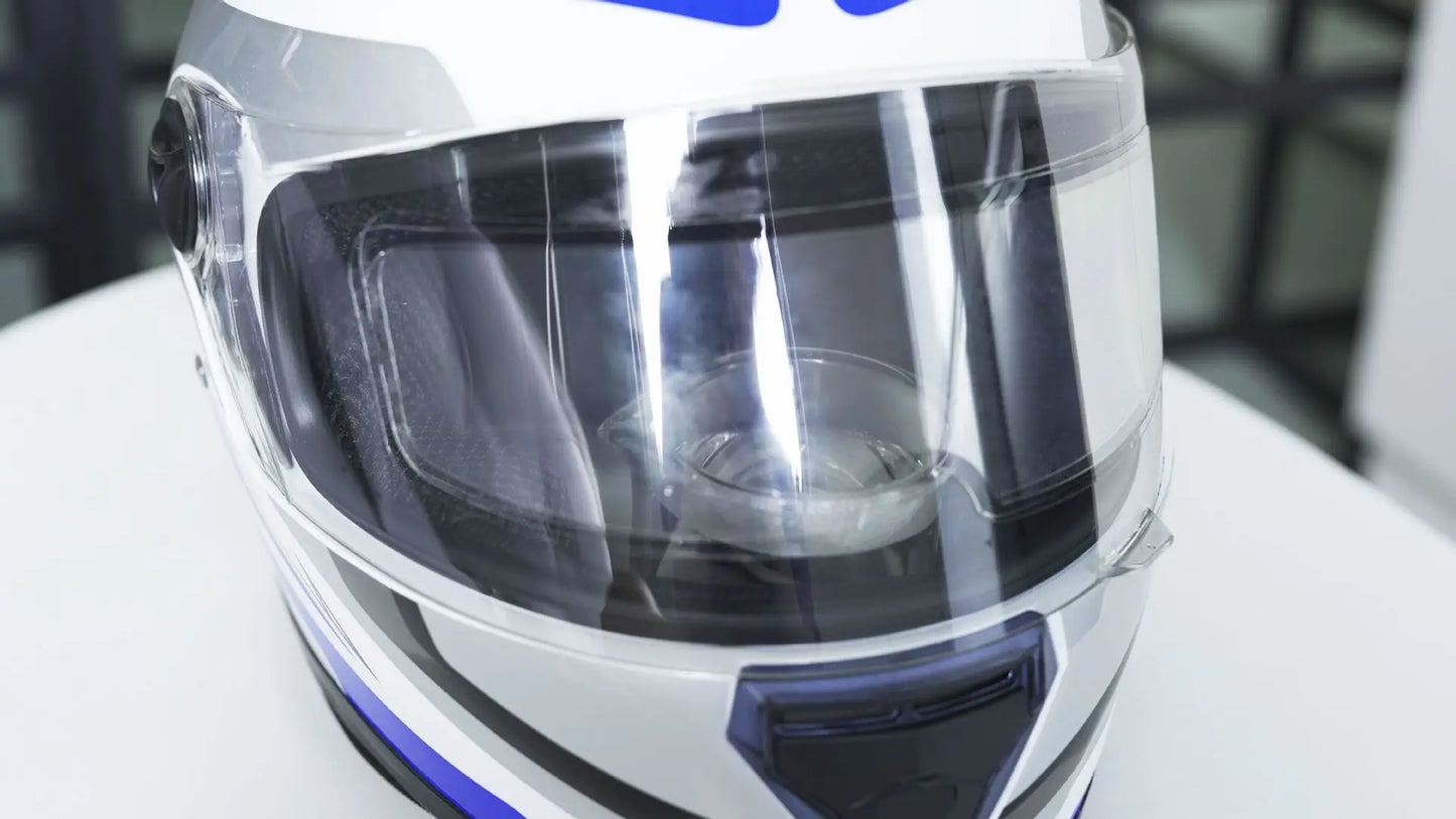 4PCS Universal Motorcycle Helmet Anti-Fog & Rainproof Film - Clear Coating Sticker for Helmet Accessories