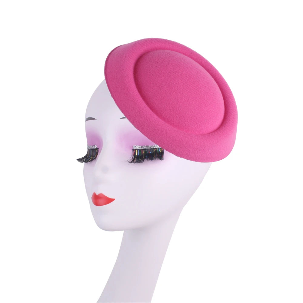 17CM Fascinator Bases for DIY Hair Accessories - Ladies' Wedding Hat, Millinery Cap for Bridal Chapeau