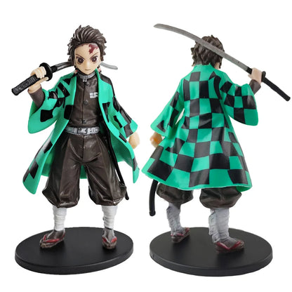 Demon Slayer Kimetsu No Yaiba Action Figures – Tanjirou, Zenitsu & Nezuko PVC Model Toys