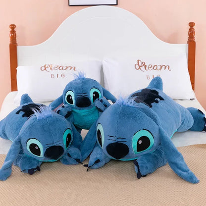 40cm Blue Stitch Plush Doll – Long Pillow Toy for Girls, Sleeping & Hugging Gift