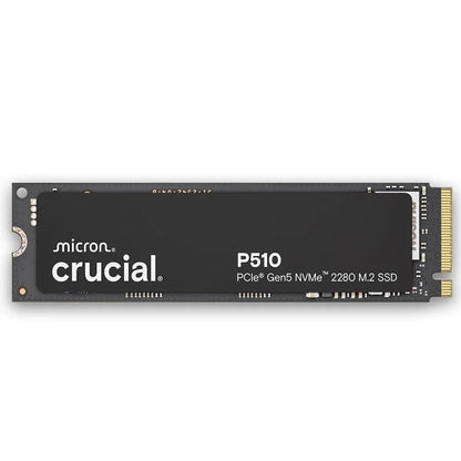 Crucial P510 Gen5 NVMe SSD – 1TB/2TB PCIe 5.0 M.2 2280 Internal Solid State Drive for Laptop & Desktop (OEM Pack)