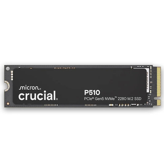 Crucial P510 Gen5 NVMe SSD – 1TB/2TB PCIe 5.0 M.2 2280 Internal Solid State Drive for Laptop & Desktop (OEM Pack)