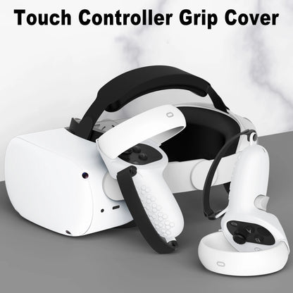 HUNDAI Oculus Quest 2 Silicone Controller Cover — Protective VR Touch Grip with Knuckle Strap