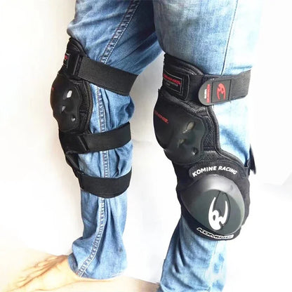 Motorcycle Shockproof Knee Slider — Professional Road Racing Gear, Foldable Protective Pads, Fast Shipping