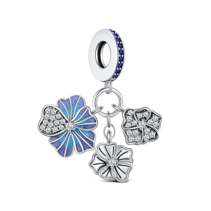 925 Sterling Silver Robot & Sea Turtle Charms Pendant — Moon Bead Bracelet Accessory, DIY Fashion Jewelry Gift for Women
