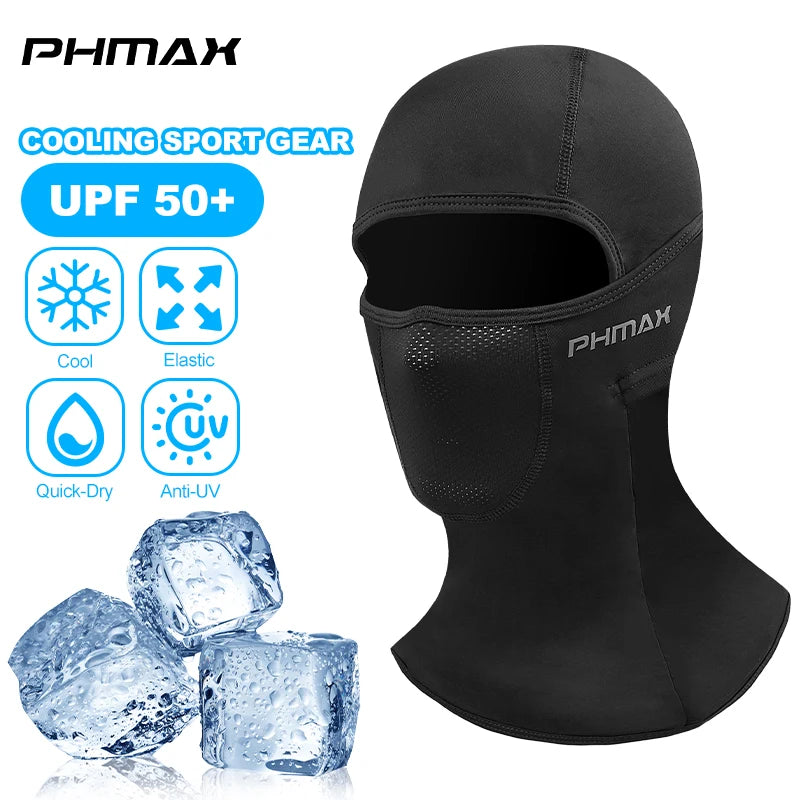PHMAX Motorcycle Balaclava Riding Mask – Full Face Windproof Warm Breathable Hood Scarf for Biker Wind & Cold Protection
