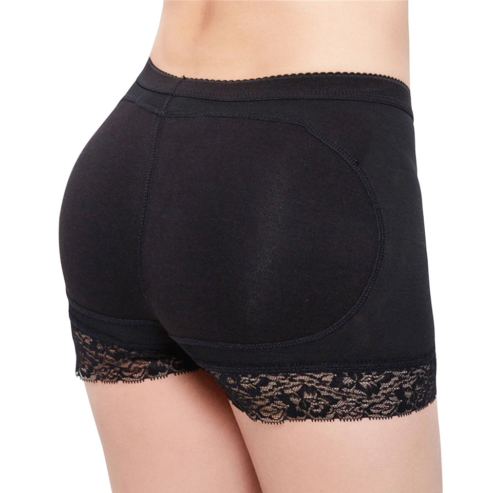 Women’s Padded Seamless Underwear – Fake Buttock Body Shaper Panties, High Waist Hip Enhancer & Tummy Control Shorts