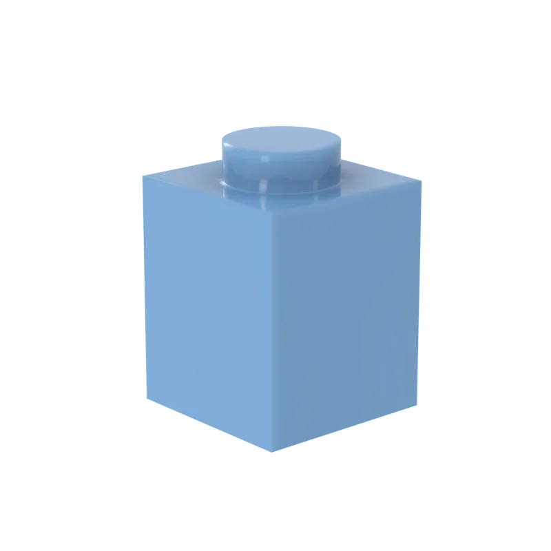 FunBrick 1x1 Classic Building Blocks - 20/50/100PCS DIY Creative Bricks Compatible with 3005 Plastic Blocks