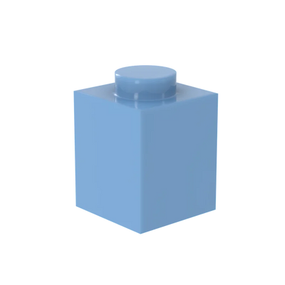 FunBrick 1x1 Classic Building Blocks - 20/50/100PCS DIY Creative Bricks Compatible with 3005 Plastic Blocks