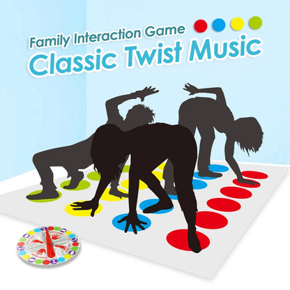 Twist Game – Fun Family Body Movement Mat, Party Board Game for Kids & Adults, Interactive Family Fun