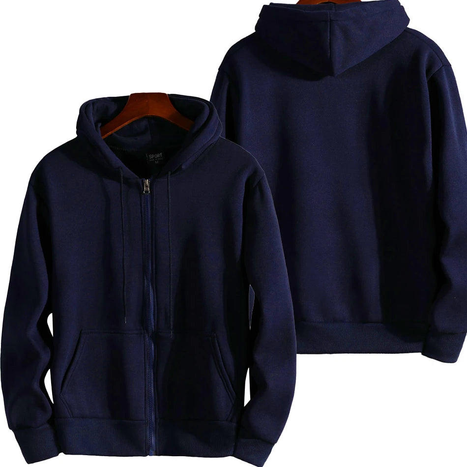 Fashion Zipper Hoodies for Women & Men - Long Sleeve Casual Sweatshirt for Autumn & Winter Sportswear