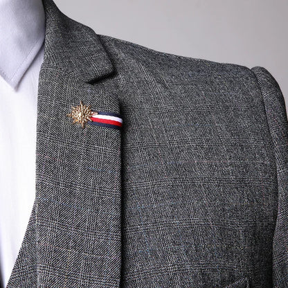 Traje de Hombre Elegante – 3-Piece Slim Fit Suit (Blazer + Vest + Pants) | Men’s Business & Wedding Suit 6XL