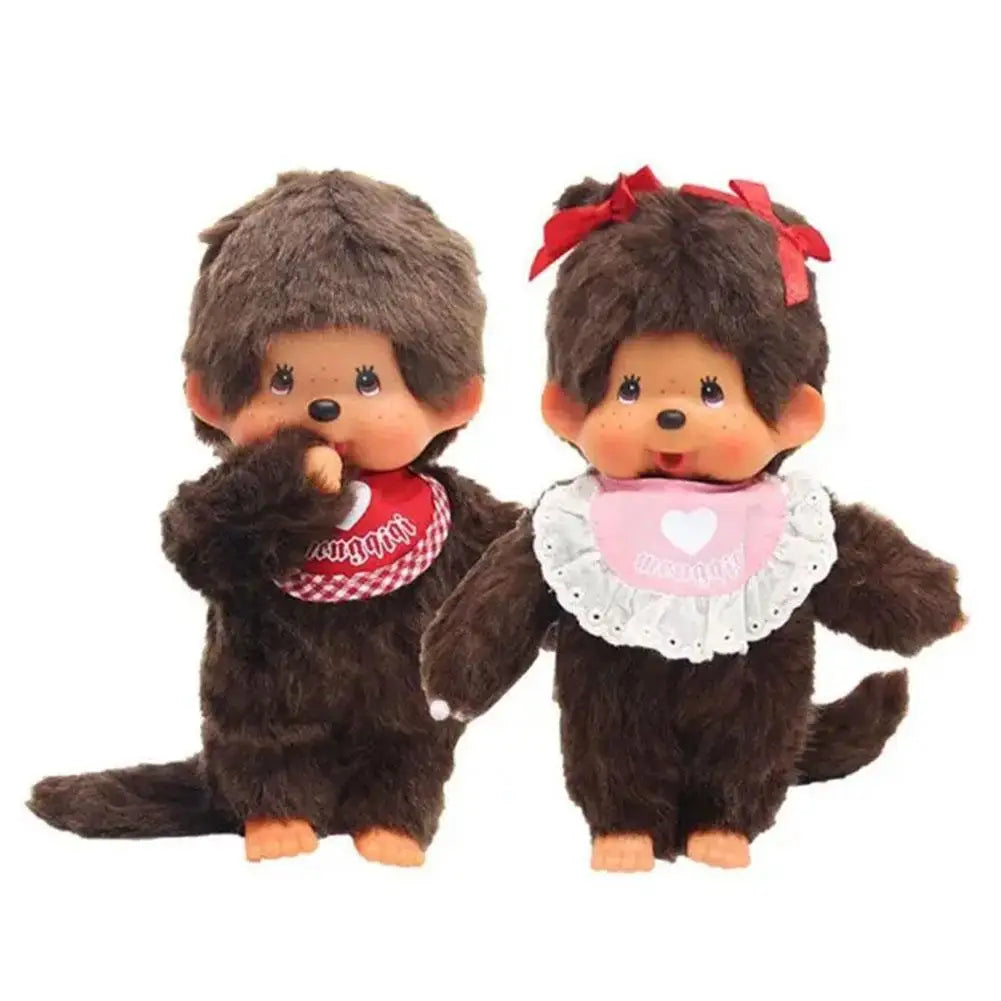 15/20cm Kawaii Mengqi Monkey Plush Doll – School Bag Pendant, Keychain Decor & Cute Birthday Gift