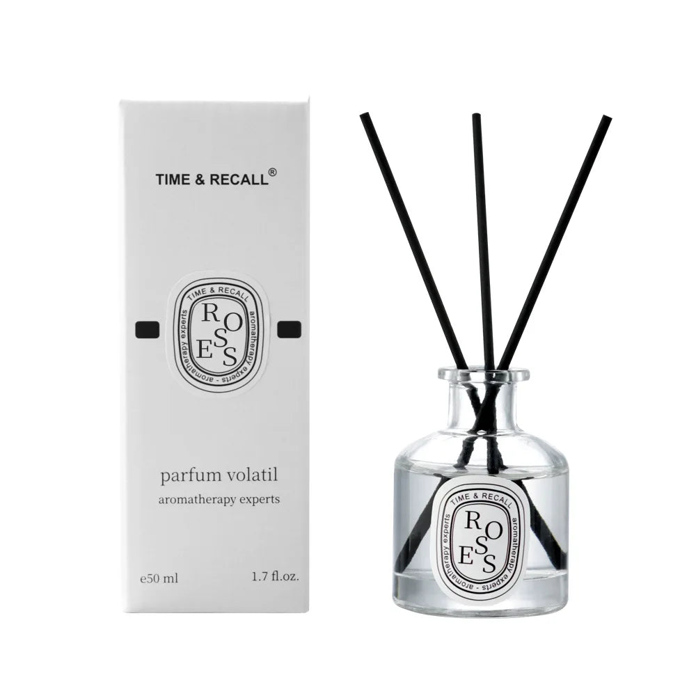 50ml Reed Diffuser Gift Set – Home Fragrance Oil with 4 Reed Sticks, Essential Oil Air Freshener for Bathroom & Home
