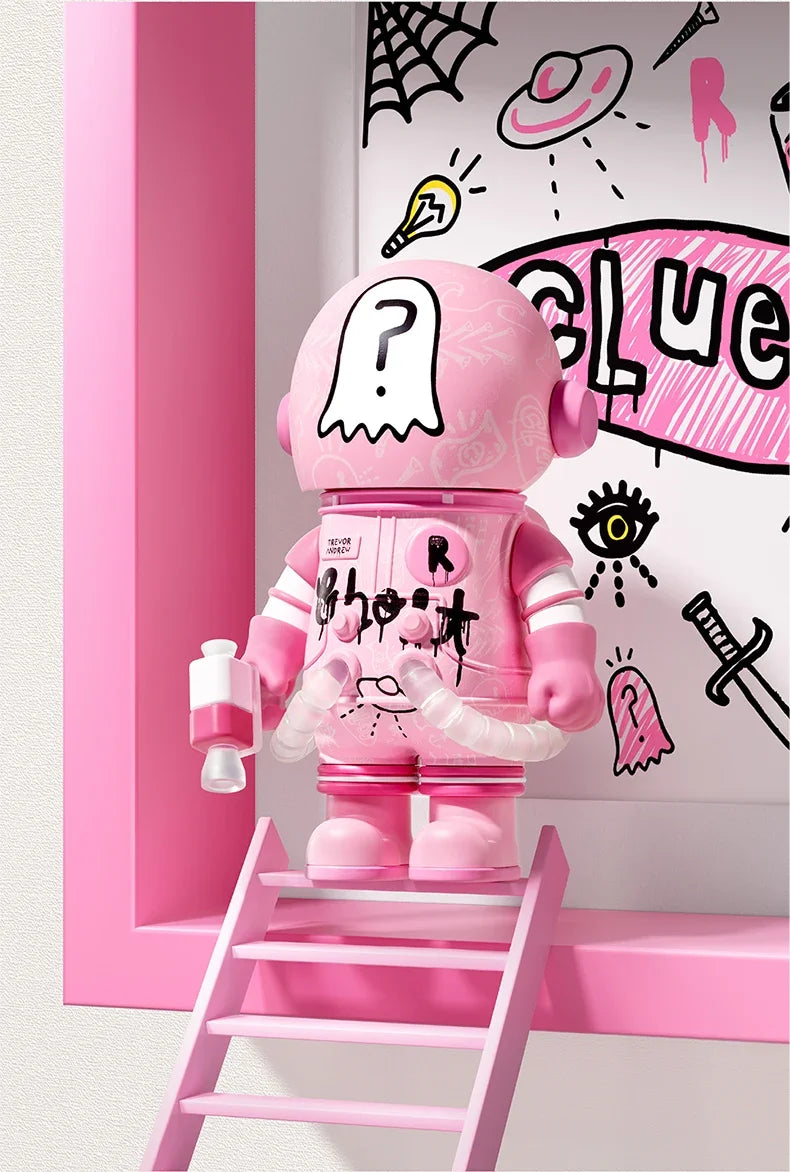Popmart Mega Space Molly 100% Anniversary Series — 4th Gen Blind Box Collectible Action Figure Toy, Mystery Gift Model