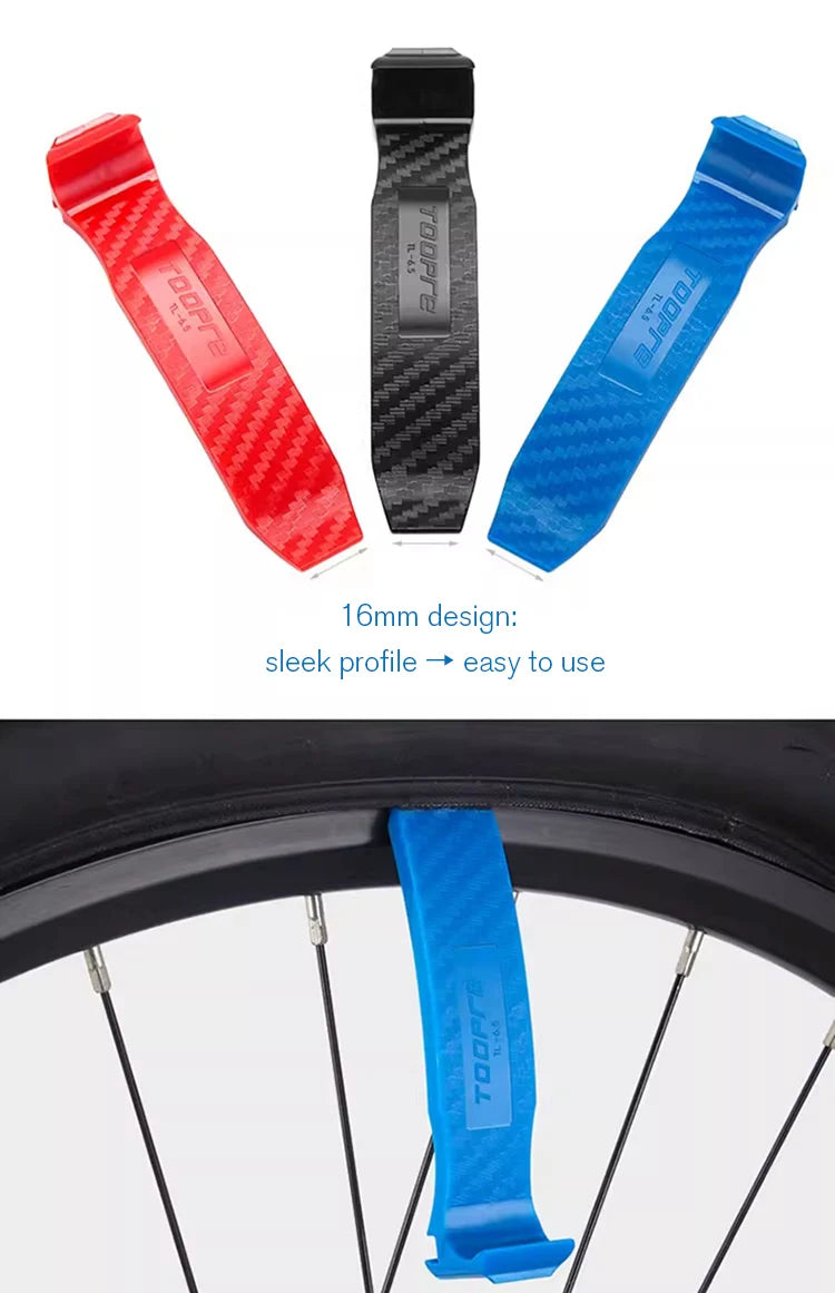4-in-1 Bicycle Tire Lever Tool – Double-Head Tube Remover with Deflation Function for Road Bike Repair