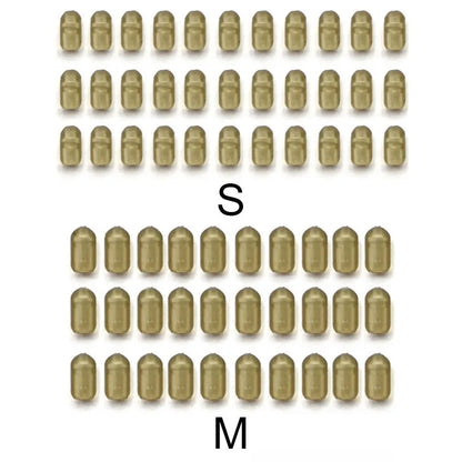 Carp Fishing Accessories Set - 50PCS Swivels Stop Beads & Quick Change Tackle Kit