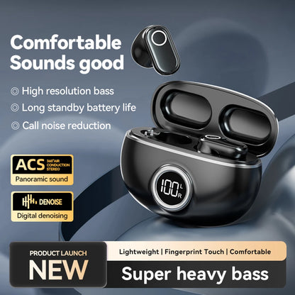 Wireless BT5.4 Translator Earbuds — Real-Time 144-Language Translation, 99% Accuracy, HIFI HD Voice with Touch Control
