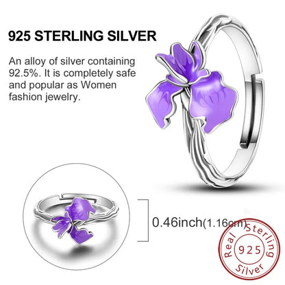 925 Sterling Silver Rings - Bow, Heart, Sun, Moon & Star Zircon Jewelry for Women, Birthday & Anniversary Gift